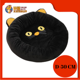 BLACK CAT CUSHION 50CM