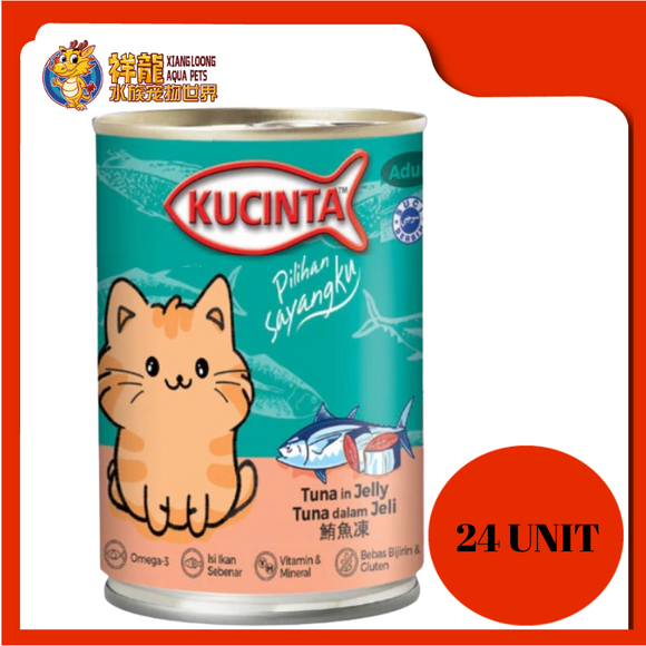 KU CINTA TUNA IN JELLY 400G X 24UNIT