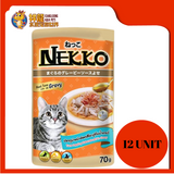 NEKKO TUNA TOPPING KATSUOBUSHI IN GRAVY 70G X 12 {NP15}