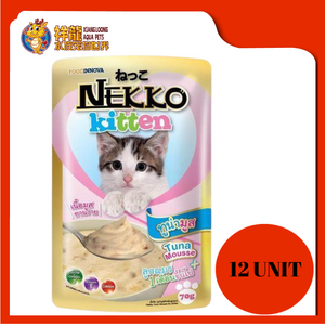 NEKKO KITTEN TUNA MOUSSE 12 X 70G