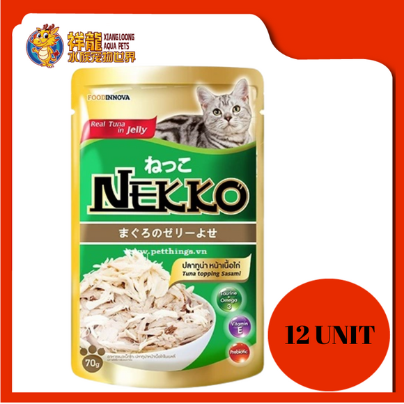 NEKKO TUNA TOPPING SASAMI 12 X 70G