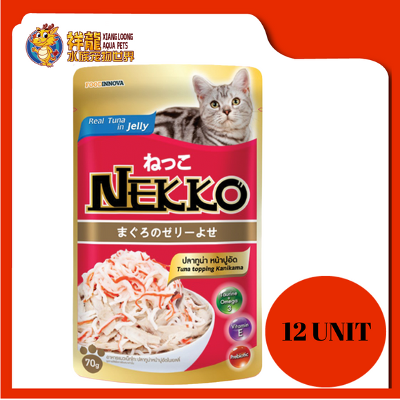 NEKKO TUNA TOPPING KANIKAMA 12 X 70G