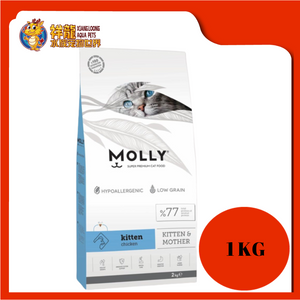 MOLLY CAT FOOD KITTEN CHICKEN 1KG REPACK