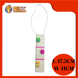 CAT SCRATCHER BOARD WITH 3 MOUSE {17.5CMX11CM}