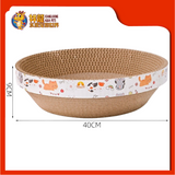 CAT SCRATCHER 40X9CM ROUND BED