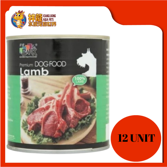 BARK PREMIUM DOG CAN FOOD LAMB 680G X 12 UNITS