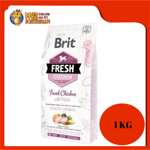 BRIT FRESH PUPPY CHICKEN HEALTHY GROWTH 1KG