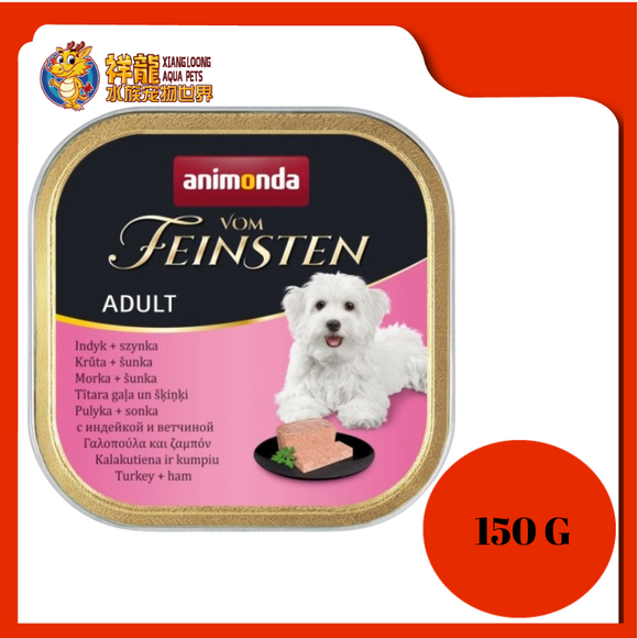 ANIMODA VOM FEINSTEN ADULT TURKEY + HAM 150G
