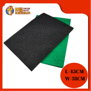 BLACK + GREEN MATE 45X31CM [1"]