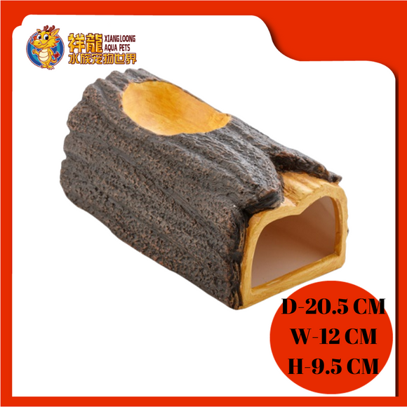 EXOTERRA LOG CERAMIC HIDE (M)[PT3177]