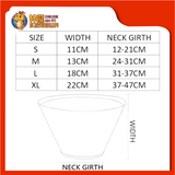 E-COLLAR PU/PVC SAIZ:XL 37-47CM