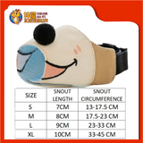 DOG MUZZLE SIZE:L MOUTH:9CM
