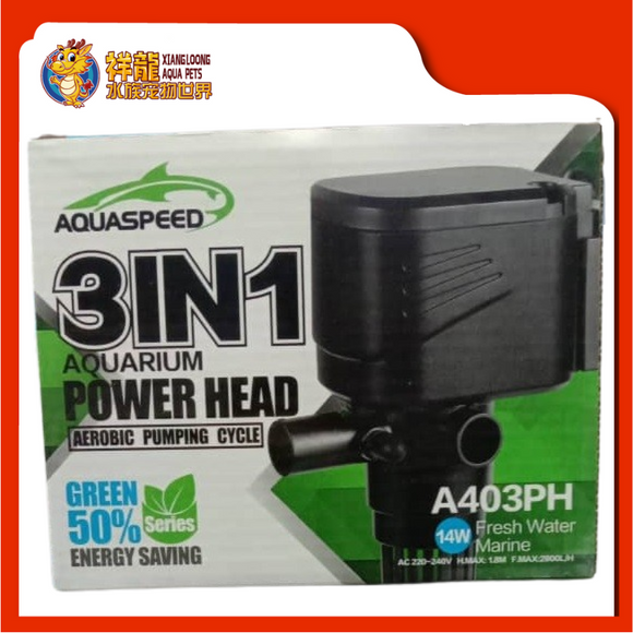 POWER HEAD A403PH 3 IN 1 AQUASPEED