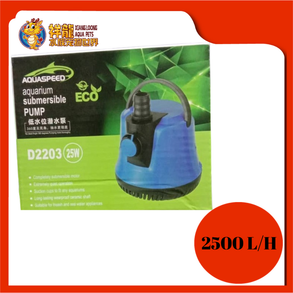 ECO PUMP D2203 2500L/H AQUASPEED