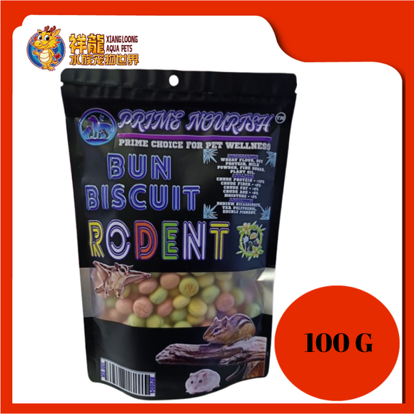 PRIME NOURISH HAMSTER BUN (MIX FLAVOUR) 100G