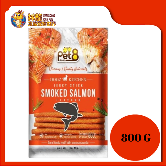 PET8 DOGZ KITCHEN SMOKED SALMON 800G [JDZ03]