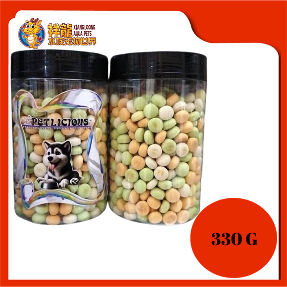 PETLICIOUS BISCUIT MINI BUN [MIX] 330G