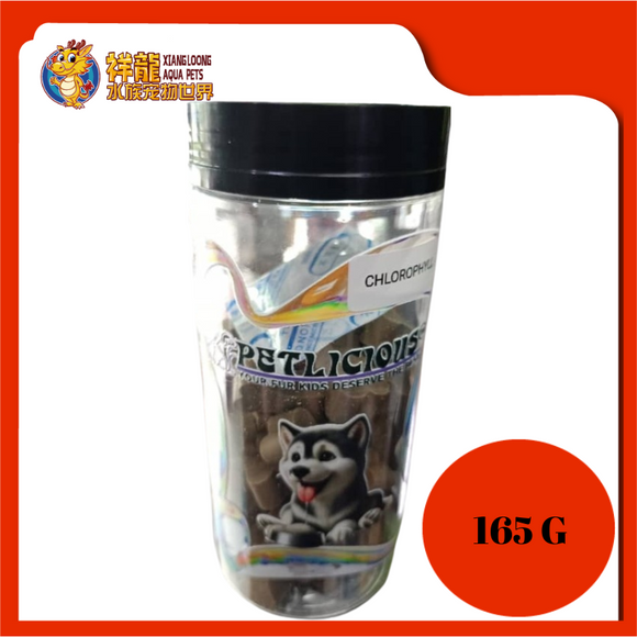 PETLICIOUS ENERGY TREAT BONE GREEN 165G