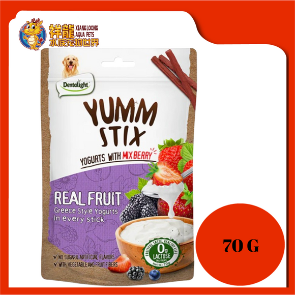 DENTALIGHT YUMM STIX YOGURT WITH MIX BERRY 70G