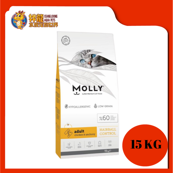 MOLLY ADULT CAT CHICKEN & ANCHOVY 15KG