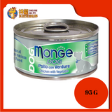 MONGE DOG CHICKEN WITH VEGETABLE 95G X 24UNIT